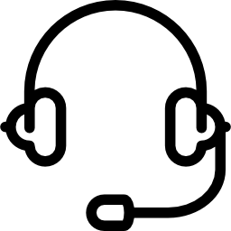 Headphones with Thin Mic icon