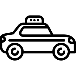 taksówka skierowana w prawo ikona