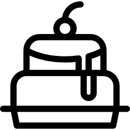 Cake with Cherry On Top icon