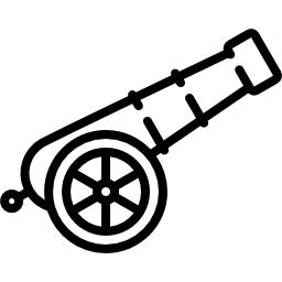 Cannon Pointing Right icon