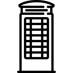 cabina telefonica britannica icona