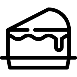 Piece of Cake On Plate icon