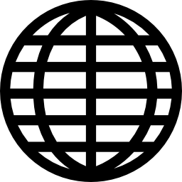 groot globe-raster icoon