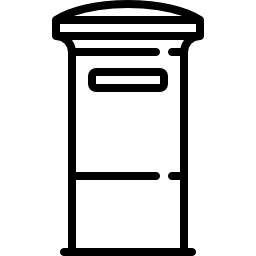 Уличный почтовый ящик иконка