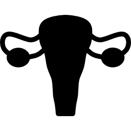 sistema de reproducción femenina icono