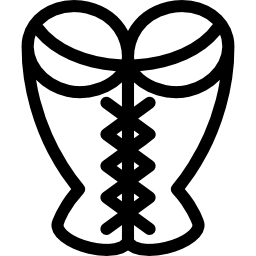 Женский корсет иконка