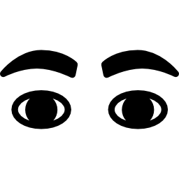 ojos humanos icono