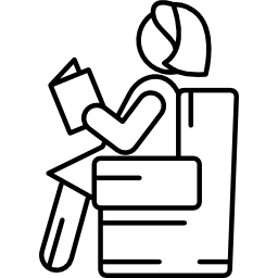 Woman Reading icon
