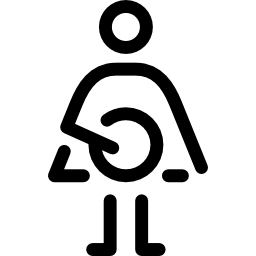 mujer embarazada icono