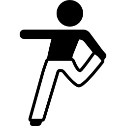 Man with Bended Leg  icon