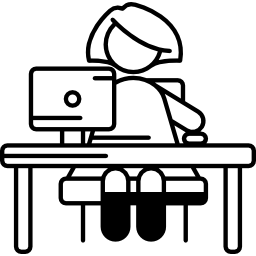 Woman Working icon