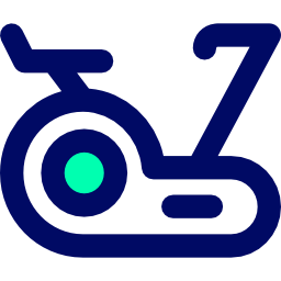 Stationary bike icon