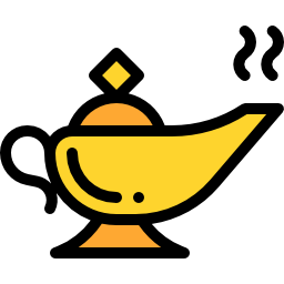 Magic lamp icon