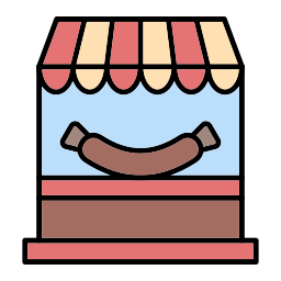 Butcher shop icon