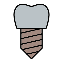 Dental implant icon