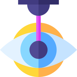 Nano eye surgery icon