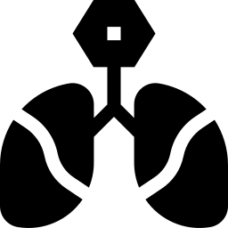 cirurgia de nano pulmões Ícone