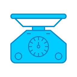 Weight scale icon