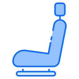 asiento de coche icono