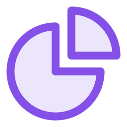 diagramme circulaire Icône