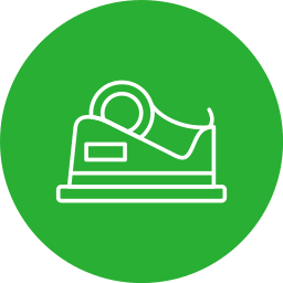 Adhesive tape icon