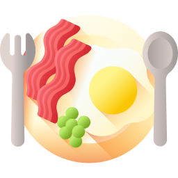 ontbijt icoon