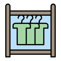Clothes rack icon
