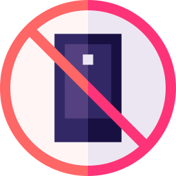 No phones icon