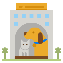 애완 동물 호텔 icon