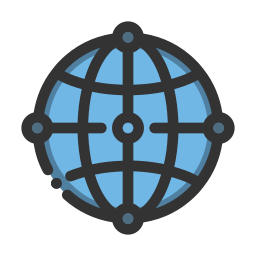 Global connection icon