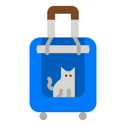 Transportín de gato icono