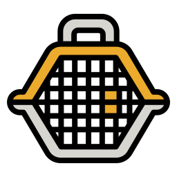 Pet carrier icon