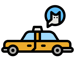 Taxi para mascotas icono
