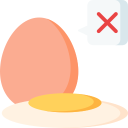 alergia al huevo icono