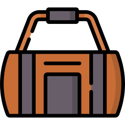 Sport bag icon