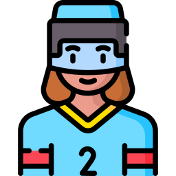 Hockey player icon