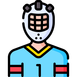 giocatore di hockey icona