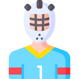 Hockey player icon