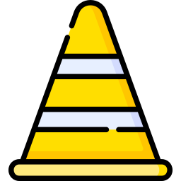 Traffic cone icon