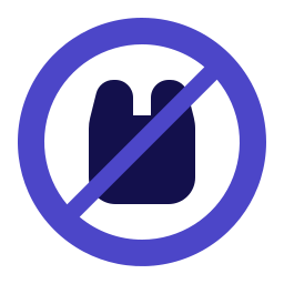 No plastic bags icon