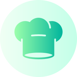 sombrero de cocinero icono