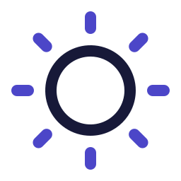 Sun icon