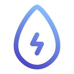 energía del agua icono