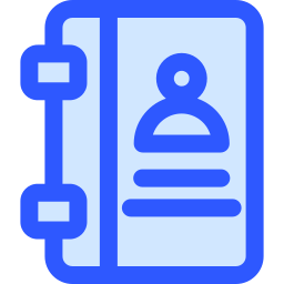 Phone book icon