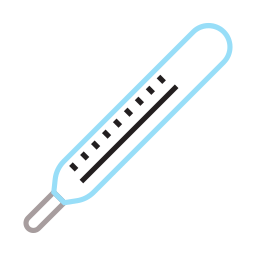 verificação de temperatura Ícone