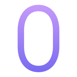 숫자 0 icon