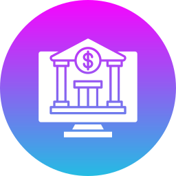 services bancaires en ligne Icône