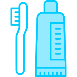 Tooth cleaning icon