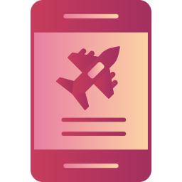 Plane ticket icon