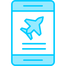 Plane ticket icon